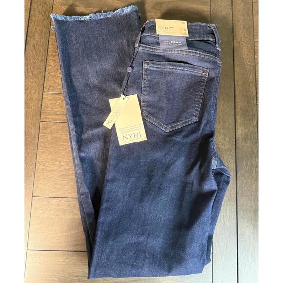 NYDJ Relaxed Straight Cool Embrace LiftXTuck Tehnology in Magical. Size 00 NWT - Picture 8 of 11